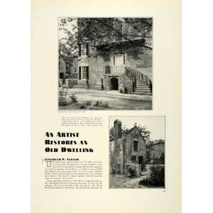 : 1931 Article Artist Alfred Hutty Home Tradd Street Charleston South 