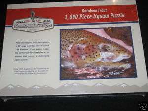 NEW Eagle Claw Rainbow Trout 1000 Piece Puzzle  