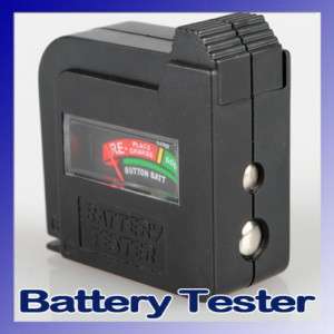 Universal Battery Volt Tester AAA AA C D 9V Cell Button  