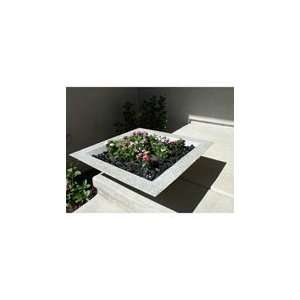  Crushed Stone Cubic Planter: Patio, Lawn & Garden