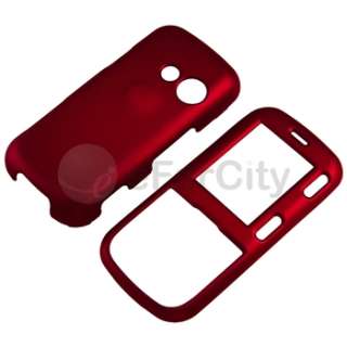 Red+Blue Snap on Rubberized Coated Hard Phone Case Cover For LG Cosmos 