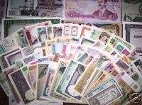 100 Different World Banknotes,Uncirculated Foreign Lot  