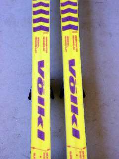 Pair Volkl P10 SL 200cm Skis with Salomon 977 Bindings  
