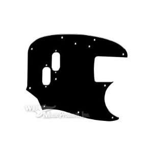  Fender Mustang Bass Pickguard   Black/Cream/Black: Musical 