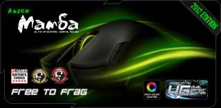 Razer Mamba 4G DUAL SENSOR 6400DPI Wireless Gaming Mouse naga epic 