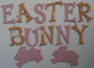 Daisy D *EASTER BUNNY* Chipboard Letters ~NEW~  