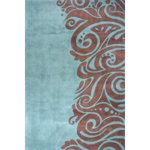   Momeni NW88TQS2.6X14 New Wave Runner Rug   Turquoise: Home & Kitchen