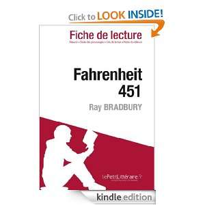 Fahrenheit 451 de Ray Bradbury (Fiche de lecture) (French Edition 