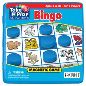 Portable Magnetic Bingo Speech Therapy game or travel  