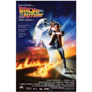   to the Future   Michael J Fox   DeLorean 12x18 Poster: Home & Kitchen