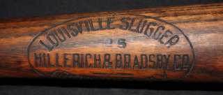 PAT 1916 1922 GAME USED HILLERICH & BRADSBY VINTAGE BAT  