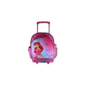   Mermaid Ariel Toddler Rolling Backpack Luggage (AZ2013): Toys & Games