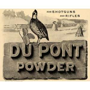   Gun Powder Shotguns Rifles   Original Print Ad