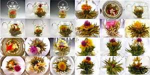 24 Blooming Flowering Flower Tea   
