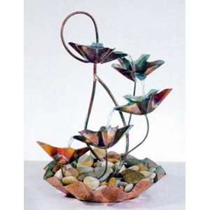    Small Descending Flowers Design Water Fountain: Kitchen & Dining