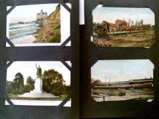 1908 Postcard Album of California w/ 175 cards San Francisco Great 