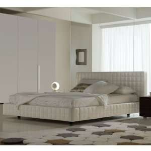  Alix Platform Leather Bed (Queen) by Rossetto: Home 