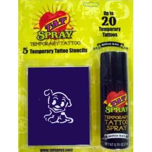  Tat Spray Temporary Tattoo   Bootleg Black Health 