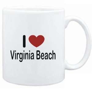    Mug White I LOVE Virginia Beach  Usa Cities: Sports & Outdoors