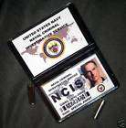 NCIS BADGE ID CARD & WALLET SET & CHAIN + CLIP