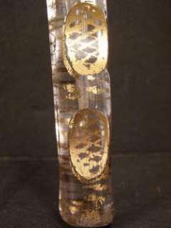 Antique Victorian Mourning Cut Glass Tear Vial Catcher Bottle 
