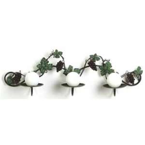 Metal Grapevine Wall Candle Holder:  Home & Kitchen