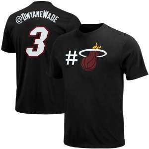  NBA Majestic Dwyane Wade Miami Heat #3 Youth Twitter T 