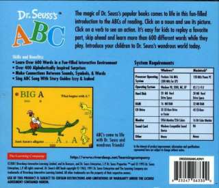 Sealed Brand New: DR. SEUSS ABCs   Early Learning Prog  