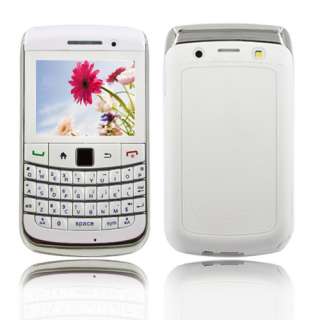 Dual Sim GSM Qwerty WIFI at&t TV Cell Phone 9700 white  