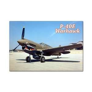  P 40E Warhawk WWII Aircraft Fridge Magnet 