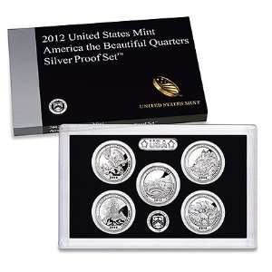  2012 US Mint Quarters Silver Proof Set 