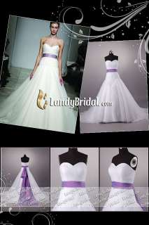 2011 New stunning Ivory wedding dress evening bridal gown size custom 
