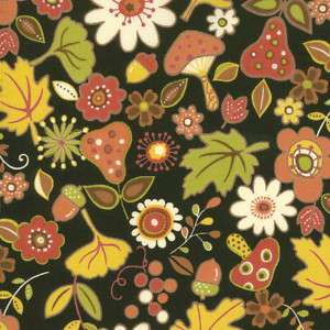 Moda Wee Woodland Leaves Acorn Novelty Quilt Fabric  