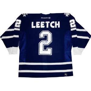  Brian Leetch Toronto Maple Leafs Autographed Blue Jersey 