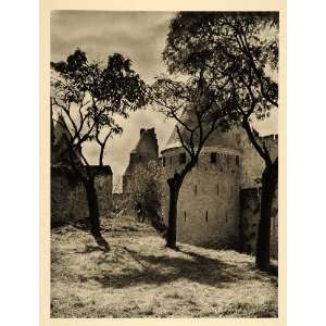  1927 Walled City Carcassonne France Martin Hurlimann 