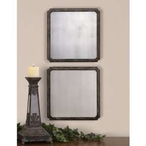  Set of 2 Square Wall Mirrors