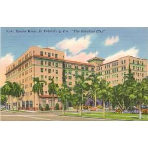   Postcard   Soreno Hotel   St. Petersburg Florida 