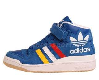 Adidas Forum Mid RS XL French BlueWhite Fall Collection Mens Casual 