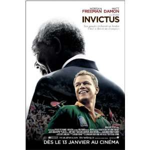  Invictus Poster Swiss 27x40 Matt Damon Morgan Freeman 