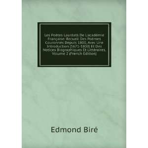   Et LittÃ©raires, Volume 2 (French Edition) Edmond BirÃ© Books