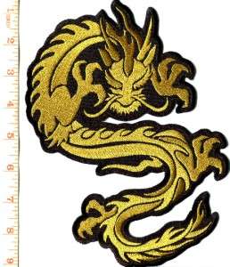 Chinese dragon HUGE XL kung fu martial arts tattoo applique iron on 