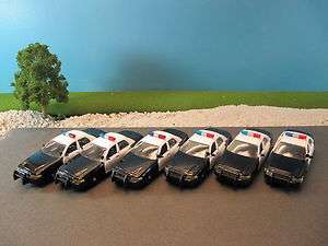 Road Champs Police Ford Crown Victoria Squad Car (New No Box) (Qty 6 