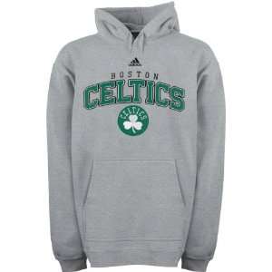  Boston Celtics Grey Arch Logo Fleece Hooded Sweatshirt 