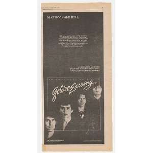  1979 Golden Earring No Promises Promo Print Ad (Music 