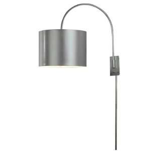 : Trend Lighting BW7105 S One Light Silver Wall Light Metallic Silver 
