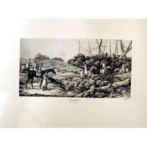  Breaking Cover Fox Hunting Large Print By R Alken 1821 