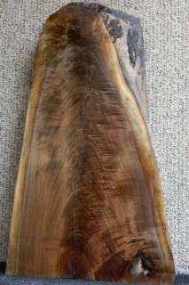   Figured Thick Black Walnut Live Edge Craftwood Lumber Slab 1795  
