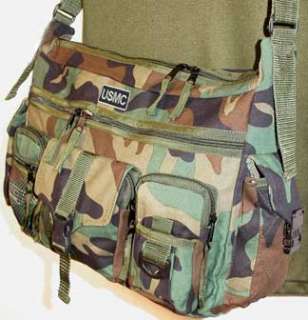 USMC Messenger Shoulder Bag US Marine Corps w/Patch 05C  