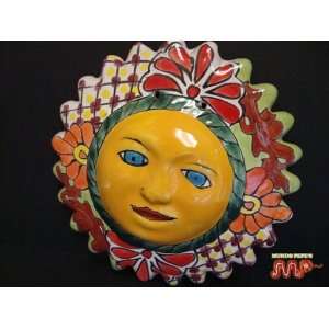   Sun Plaque Ceramic 9[vivrant hand painted colors]: Everything Else