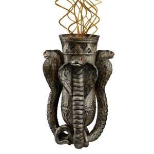  Ancient Egyptian Renenutet Cobra Goddess Offering Urn 